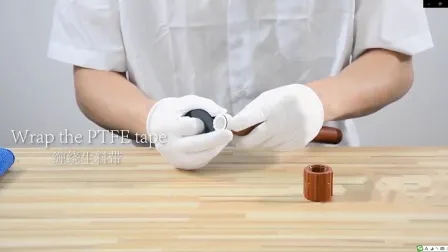 Tuyau fileté de raccord de tuyau en plastique haute pression marron de qualité fiable